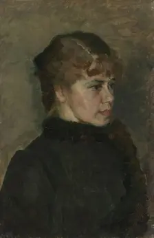 Young Lady, probably 1890. Creator: Christian Krohg