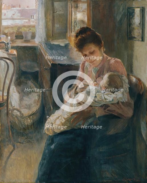 Young mother, 1907. Creator: Joseph Jungwirth.