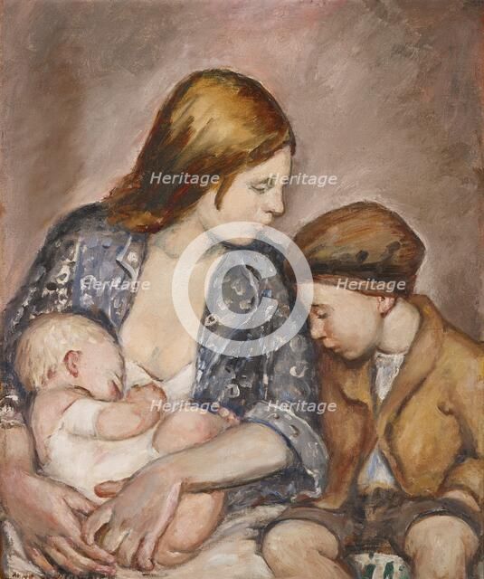 Young Mother, early 20th century. Creator: Anne Goldthwaite.