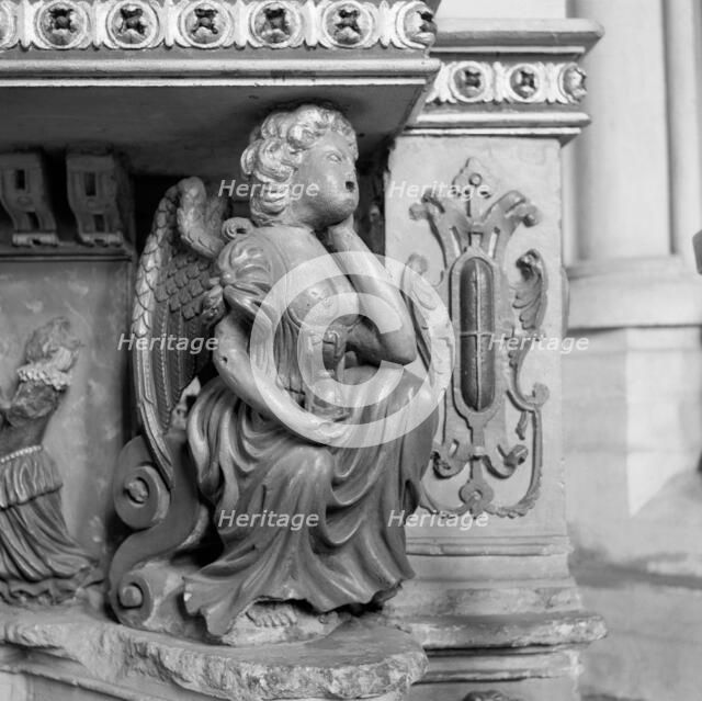 Young monument, Bristol Cathedral, Bristol, 1945. Artist: Eric de Maré