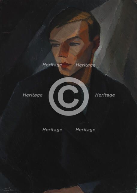 Young man, 1915. Creator: Alvar Cawén.
