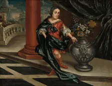 Young Man on a Terrace, c. 1730. Creator: Unknown