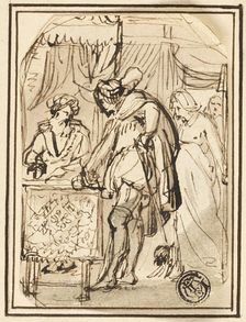 Young Man at Scribe's Table, n.d. Creator: Thomas Stothard