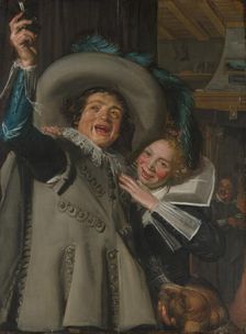 Young Man and Woman in an Inn, 1623. Creator: Frans Hals