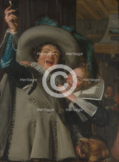 Young Man and Woman in an Inn, 1623. Creator: Frans Hals.