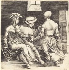 Young Man and Maids, 1506. Creator: Erhard Altdorfer