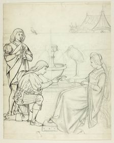 Young Man Bringing a Message to the Queen, n.d. Creator: Henry Stacy Marks