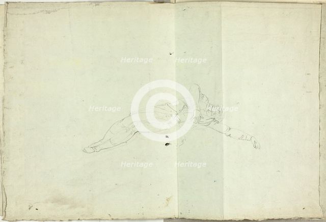 Young Man Dancing, n.d. Creator: Pierre Antoine Mongin.