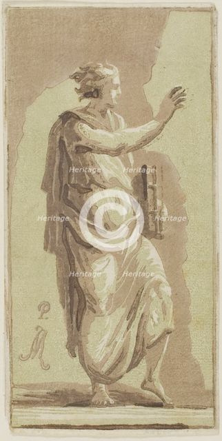 Young Man Standing, 1721. Creator: Anton Maria Zanetti.
