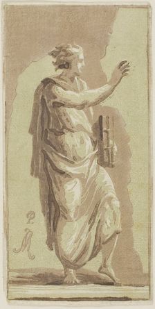 Young Man Standing, 1721. Creator: Anton Maria Zanetti