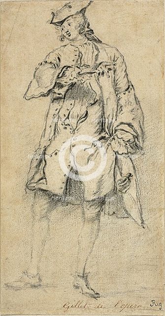 Young Man Standing, 18th century. Creator: Nicolas Lancret.