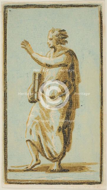 Young Man Standing, n.d. Creator: Jean Michel Papillon.