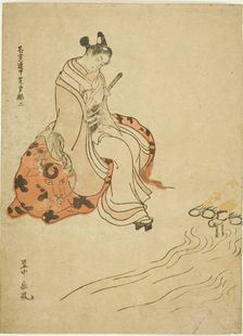 Young Man Seated on an Ox, 1765. Creator: Shichu