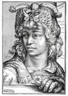 Young Man with a Turban, 1613. Creator: Christoffel van Sichem I