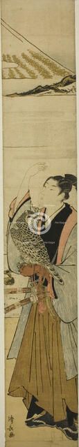 Young Man with Symbols of the First Dream of the New Year, c. 1782. Creator: Torii Kiyonaga.