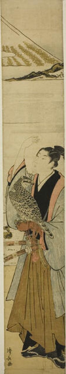 Young Man with Symbols of the First Dream of the New Year, c. 1782. Creator: Torii Kiyonaga