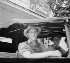 Young North Carolinian in old Ford, Person County, North Carolina, 1939. Creator: Dorothea Lange