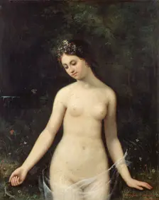 Young naked woman, 1831. Creator: Theophile Gautier