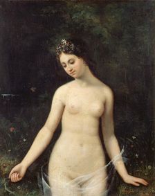 Young naked woman, 1831. Creator: Theophile Gautier