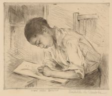 Young Negro Drawing, ca.1935 - 1943. Creator: Mathilde De Cordoba