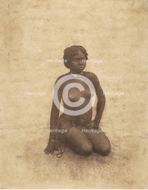 Young Nuba Woman, 1853-54. Creator: Pierre Trémaux.