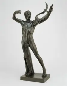 Young Sophocles Leading the Chorus of Victory after the Battle of Salamis, Modeled 1885, cast 1911. Creator: Gorham Manufacturing Company