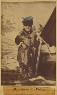 Young Sami boy, about 1867. Creator: Marcus Selmer
