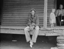 Young sharecropper at Chesnee, South Carolina, 1937. Creator: Dorothea Lange