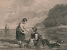 Young Shrimp Catchers early 19th century. Creator: Joseph Phelps