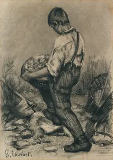 Young Stone Breaker, c1864-1865. Artist: Gustave Courbet