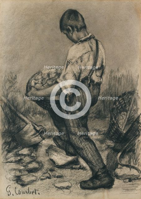 Young Stone Breaker, c1864-1865. Artist: Gustave Courbet.