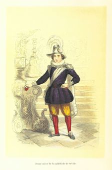 Young Swiss from the Cathedral of Seville, 1848. Creator: Duverger