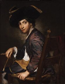 Young Painter in His Studio, c1730. Creator: Fra Galgario (Giuseppe Vittore Ghislandi) (1655-1743)