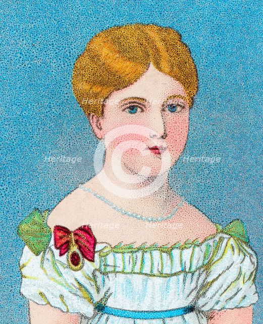 'Young Queen Victoria, then Princess Alexandrina Victoria of Kent', c1829 (c1902). Artist: Unknown.