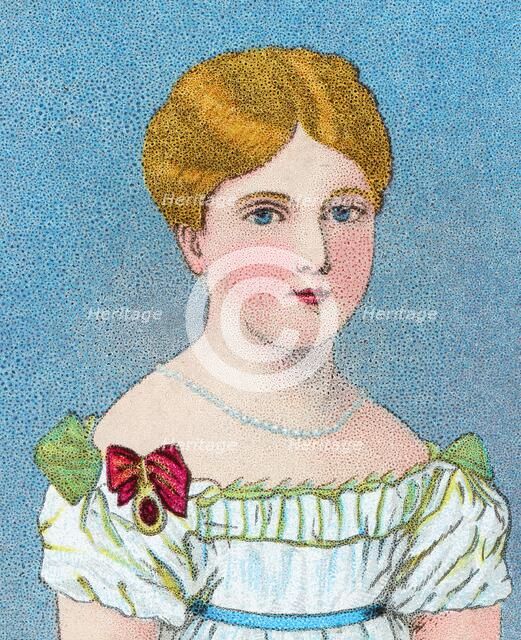 'Young Queen Victoria, then Princess Alexandrina Victoria of Kent', c1829 (c1902). Artist: Unknown.