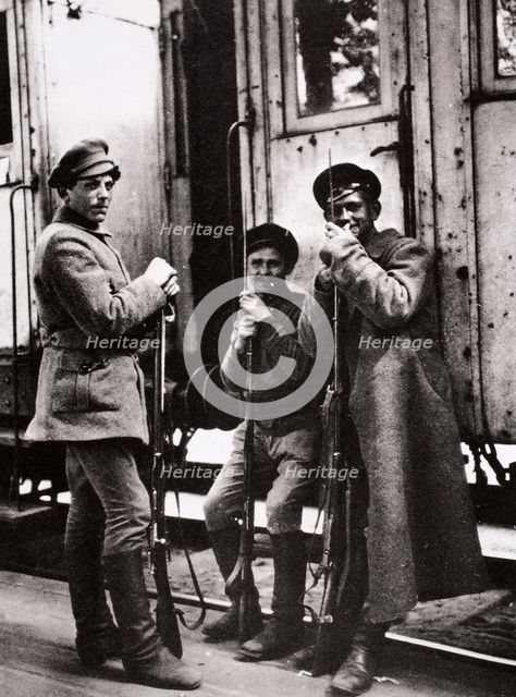 Young Red Guards, Russia, c1917-c1923(?). Creator: Unknown.