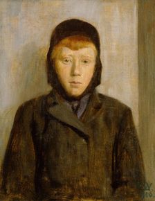 Young, red-haired boy , 1906. Creator: Erik Werenskiold