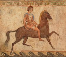 Young Rider, copy after a mural in a Neapolitan museum, 1901. Creator: Werner von Hausen