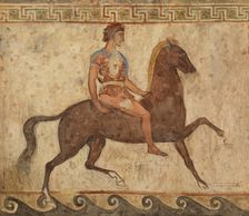 Young Rider, copy after a mural in a Neapolitan museum, 1901. Creator: Werner von Hausen