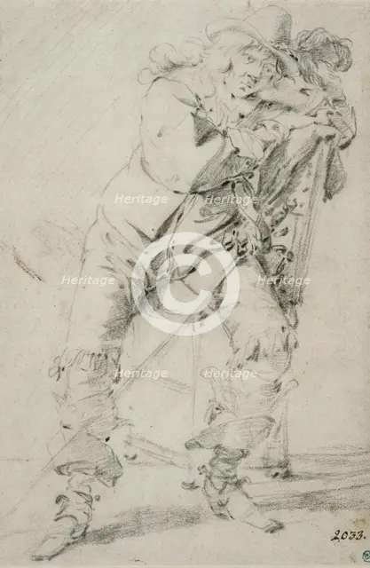Young rider, seated. Creator: Anthonie Palamedesz.