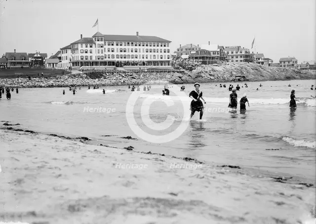 Young's Hotel from the beach, York, Me., c1904. Creator: Unknown.