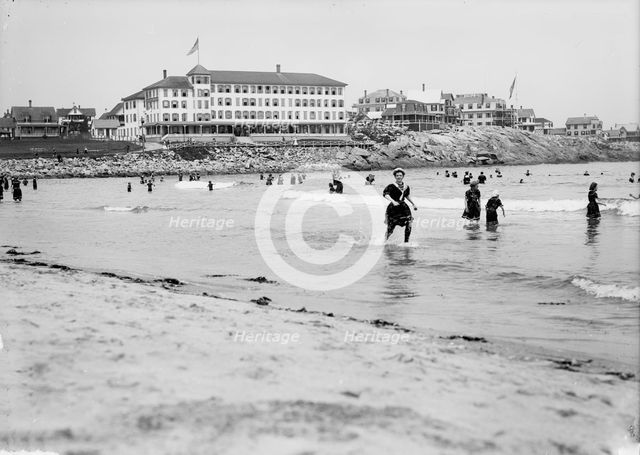 Young's Hotel from the beach, York, Me., c1904. Creator: Unknown.