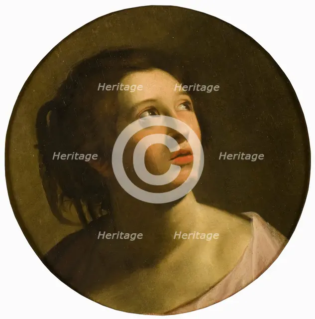 Young Woman, 17th century. Creator: School of Caravaggio.