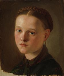 Young Woman, 1858. Creator: Alexandra Frosterus-Saltin