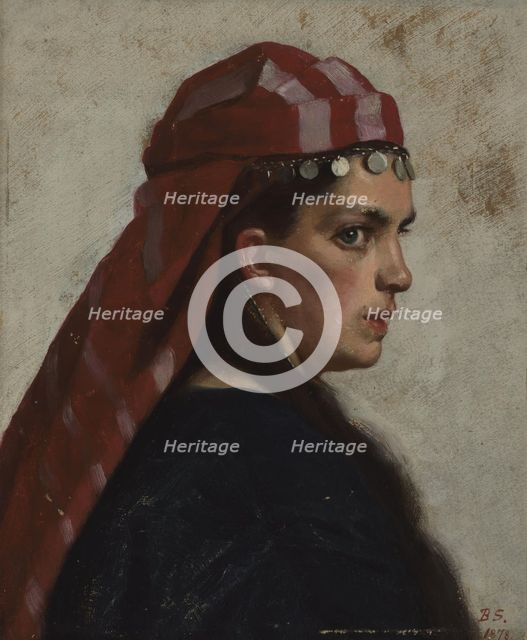 Young Woman, 1878. Creator: Benedicte Scheel.