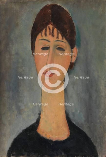 Young Woman, 1918. Creator: Amadeo Modigliani.