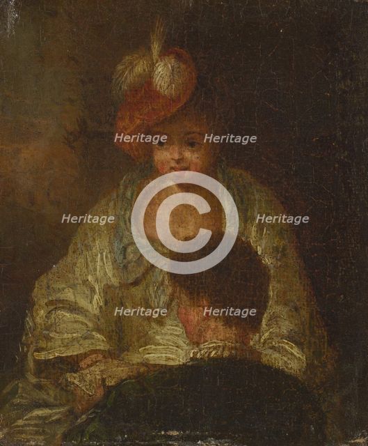 Young Woman and Man, 18th century. Creator: Unknown.