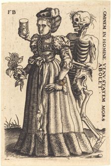 Young Woman and Death. Creator: Master F.B.