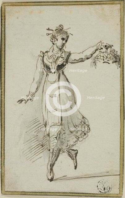 Young Woman Dancing, n.d. Creator: Unknown.