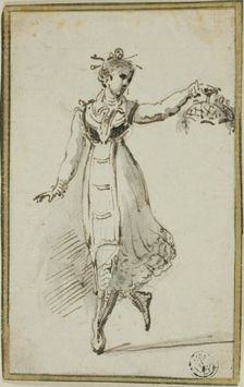 Young Woman Dancing, n.d. Creator: Unknown